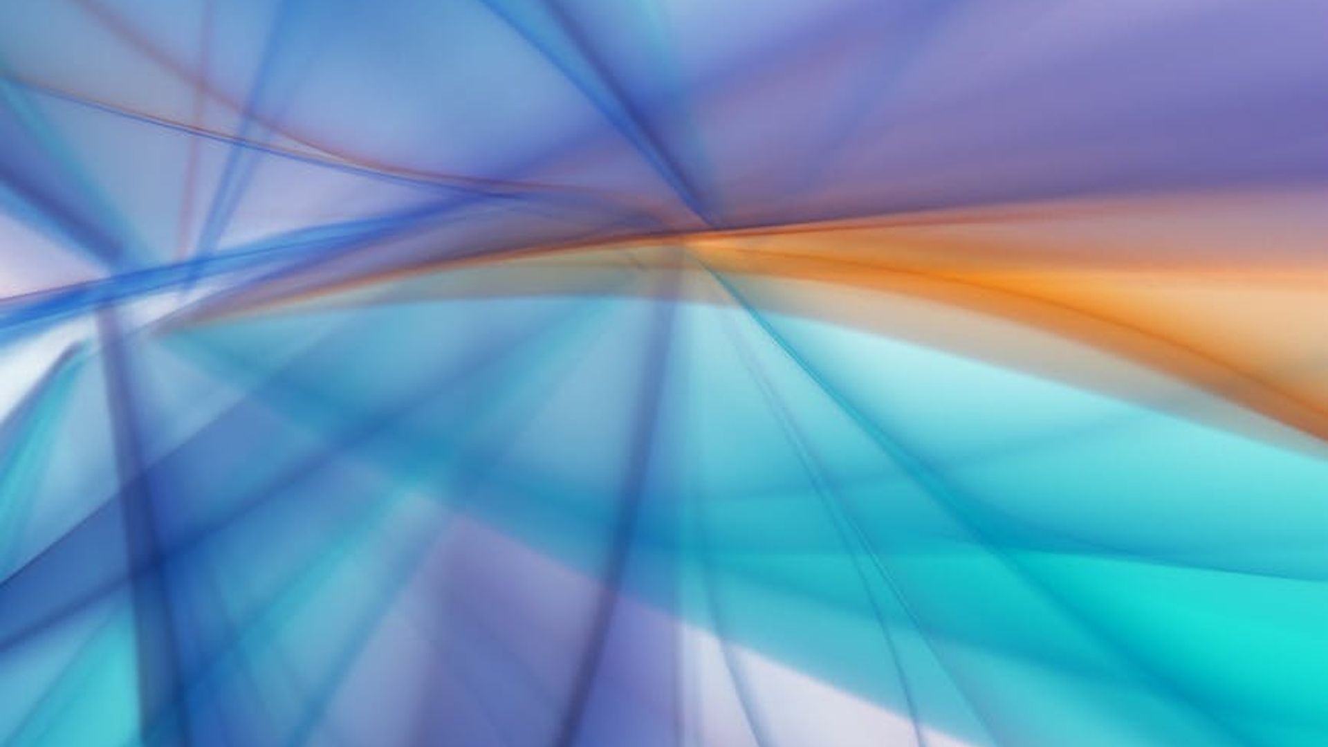 Abstract background with fluid motion lines in blue.